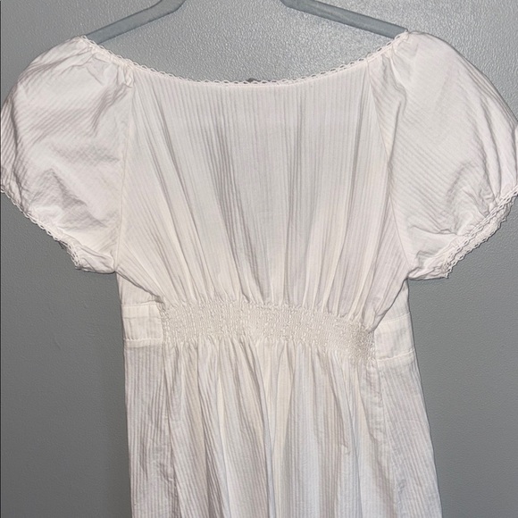 Brandy Melville White Puff Sleeve Mini Dress - Picture 6 of 9